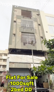 2 Bed Flat for Sale in Zamzama Commercial DHA Karachi