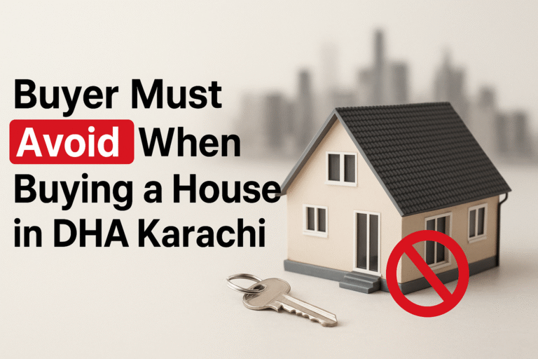 Buyers Must Avoid When Buying a House in DHA Karachi