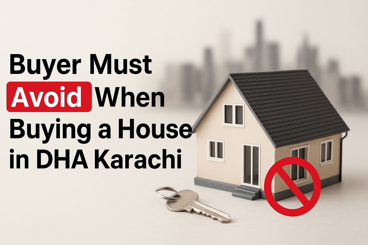 Buyers Must Avoid When Buying a House in DHA Karachi