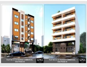 Apartments and showrooms for sale in Tauheed Commercial DHA Phase 5 Karachi