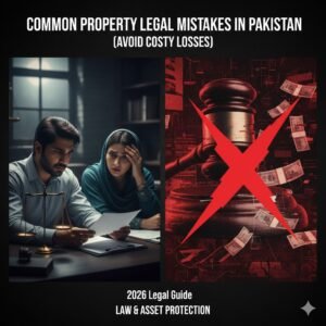 Common Property Legal Mistakes in Pakistan