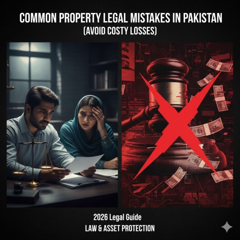 Common Property Legal Mistakes in Pakistan