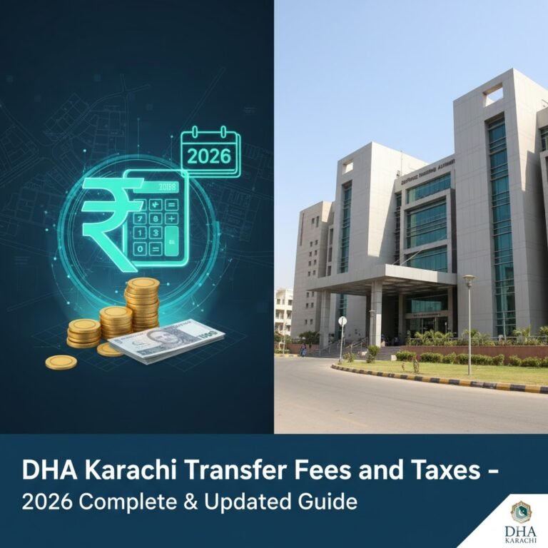 DHA Karachi Transfer Fees and Taxes
