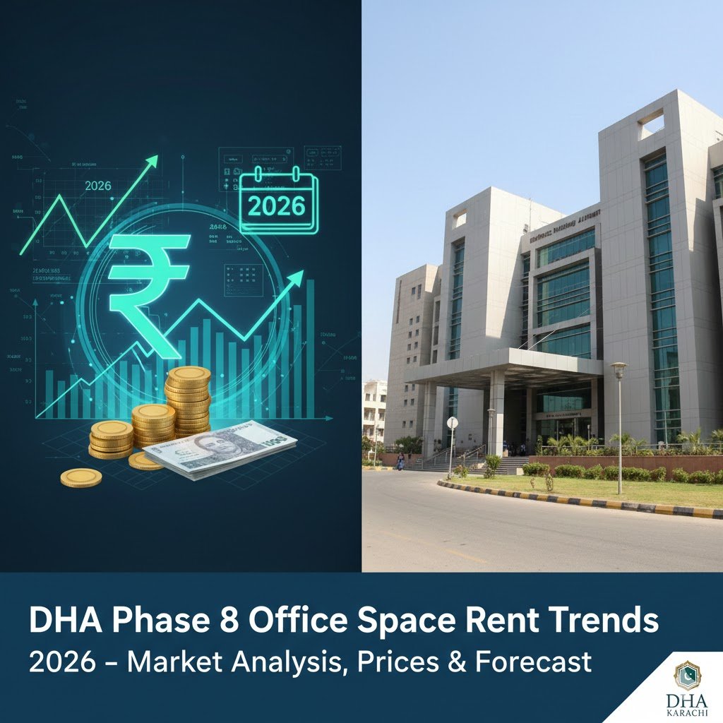 DHA Phase 8 Office Rent Trends
