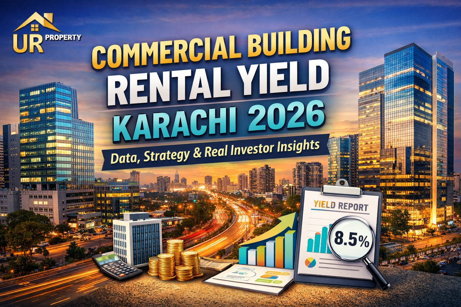 Commercial Building Rental Yield Karachi 2026