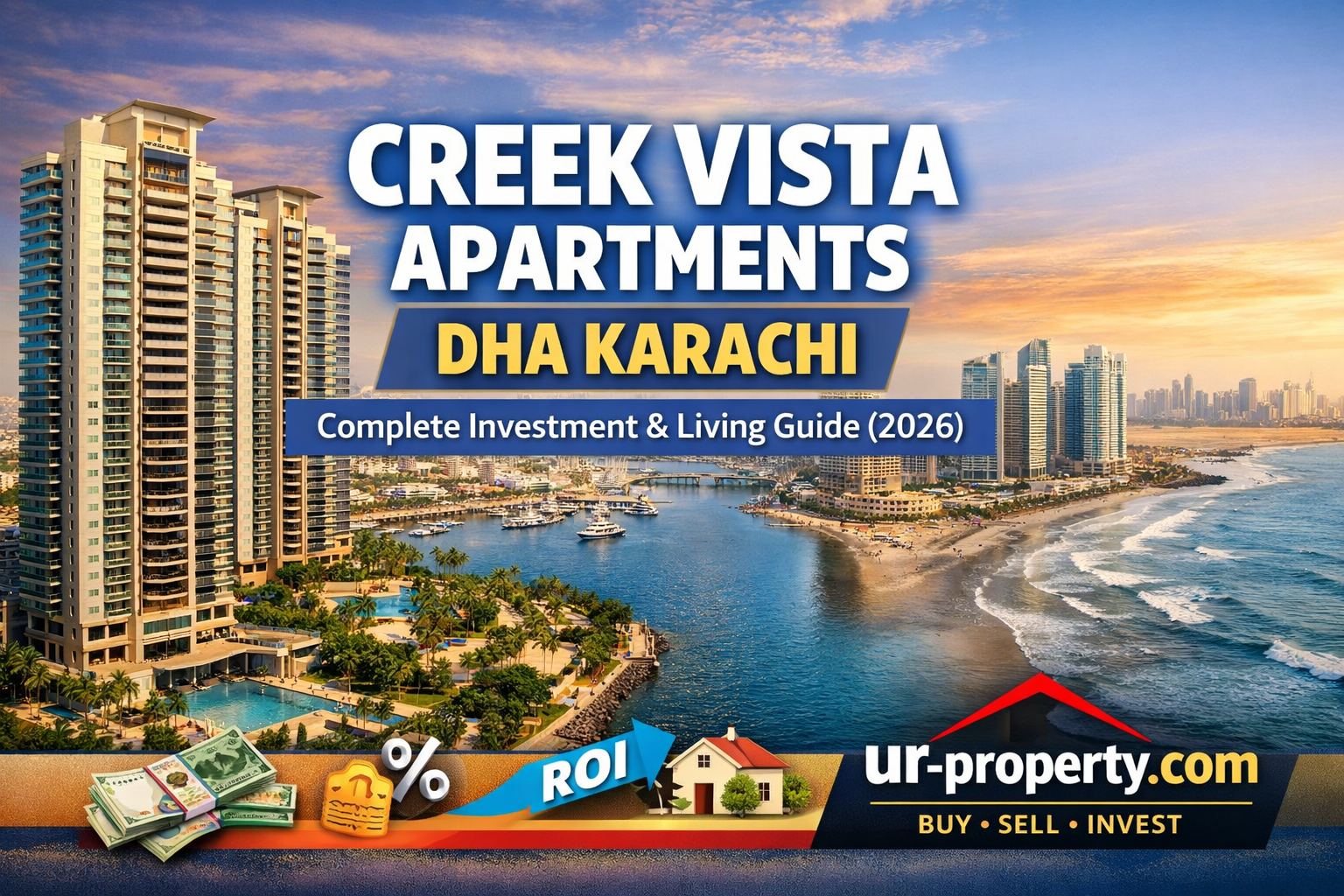 Creek Vista Apartments DHA Karachi