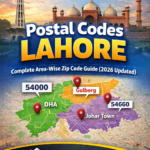 Postal Codes Lahore