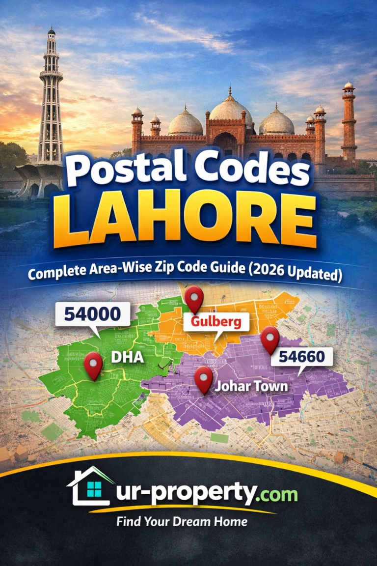 Postal Codes Lahore