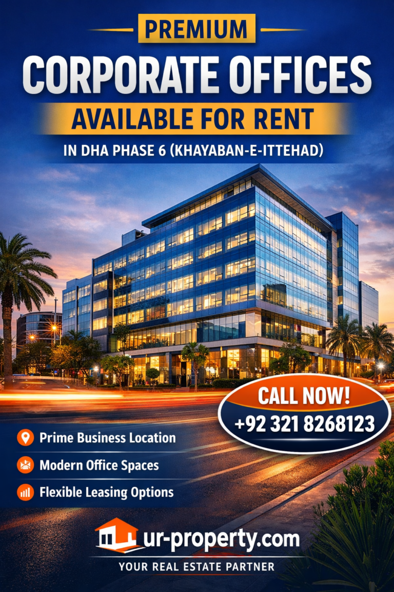 Offices Available for Rent in DHA Phase 6