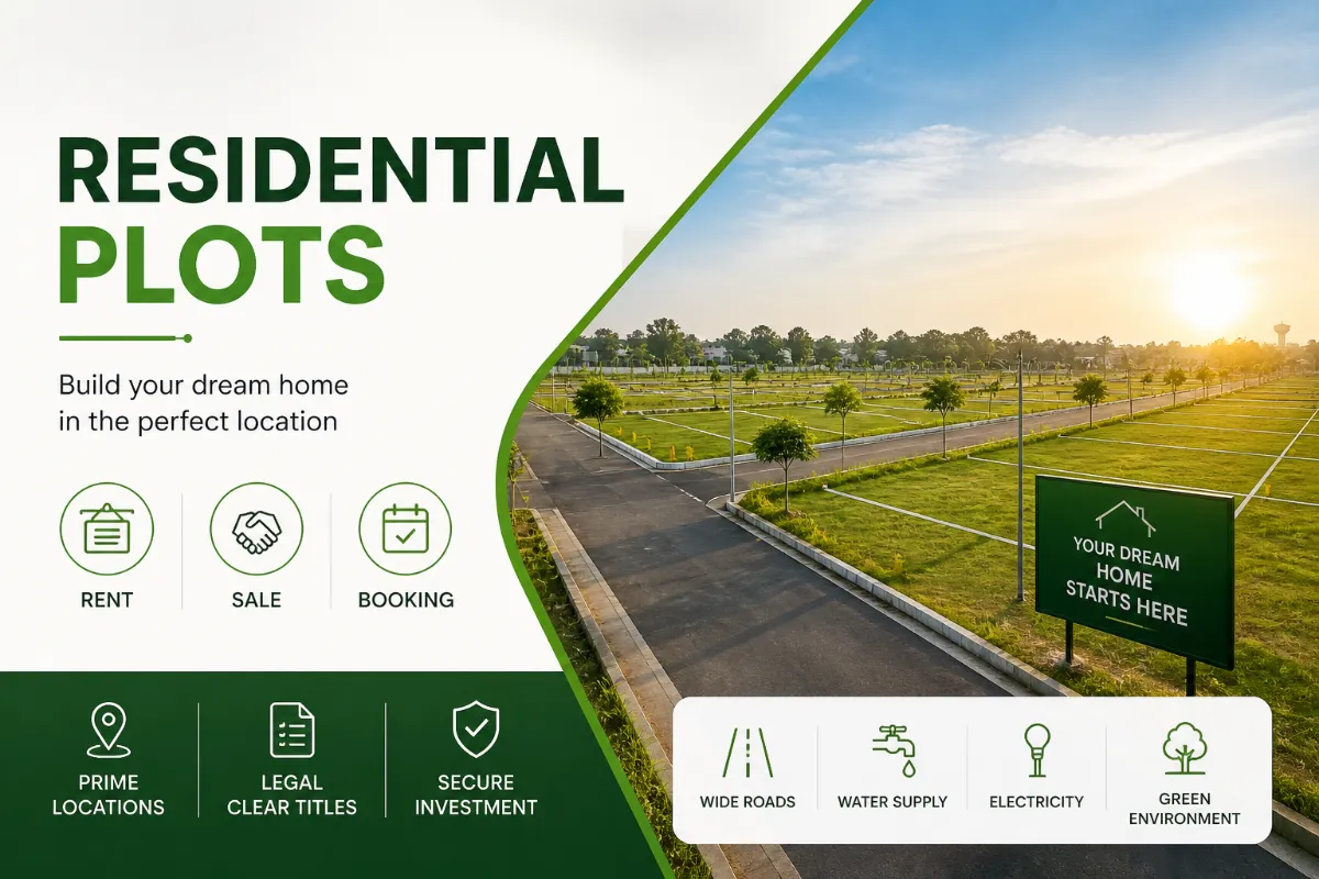 Residential Plots Rent Sale Purchase