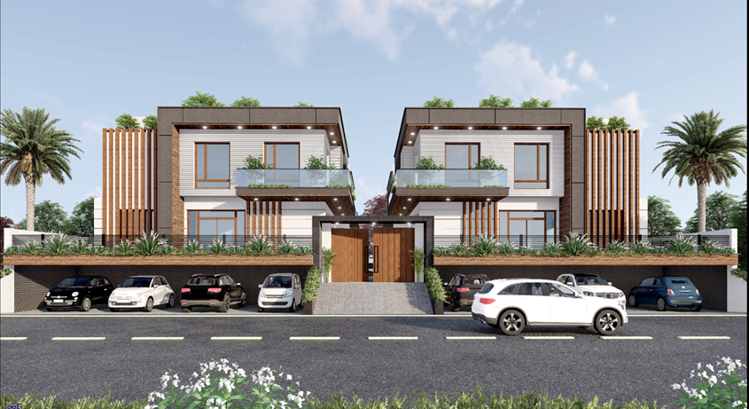 Luxury 5-bedroom Clifton Block 8 townhouse near Teen Talwar featuring modern interiors, private parking, gated security, family living spaces, and premium Karachi lifestyle amenities.