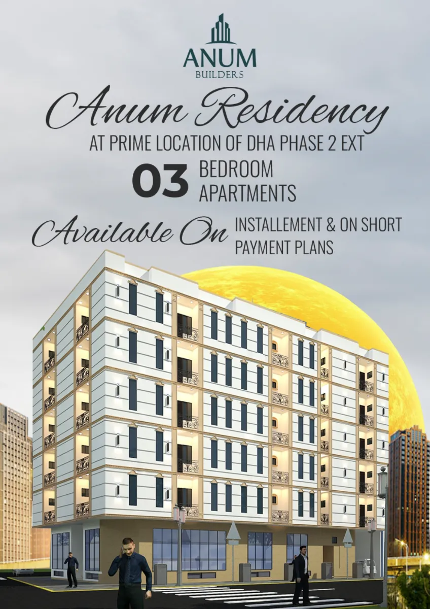 ANUM RESIDENCY PHASE II BROCHURE 3 BED APARTMENT SALE BOOKING