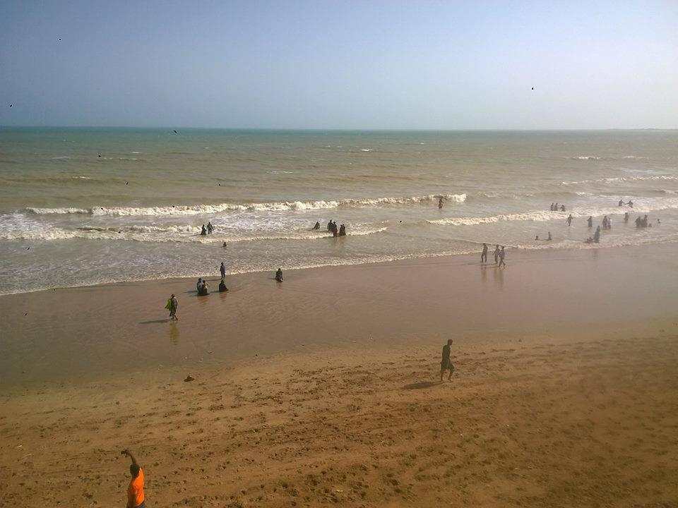 Swimming with Safety on beach