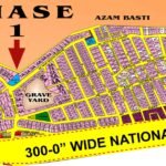 DHA Phase 1 Karachi. Map