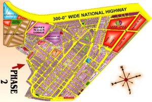 DHA Phase 2 Karachi. Map
