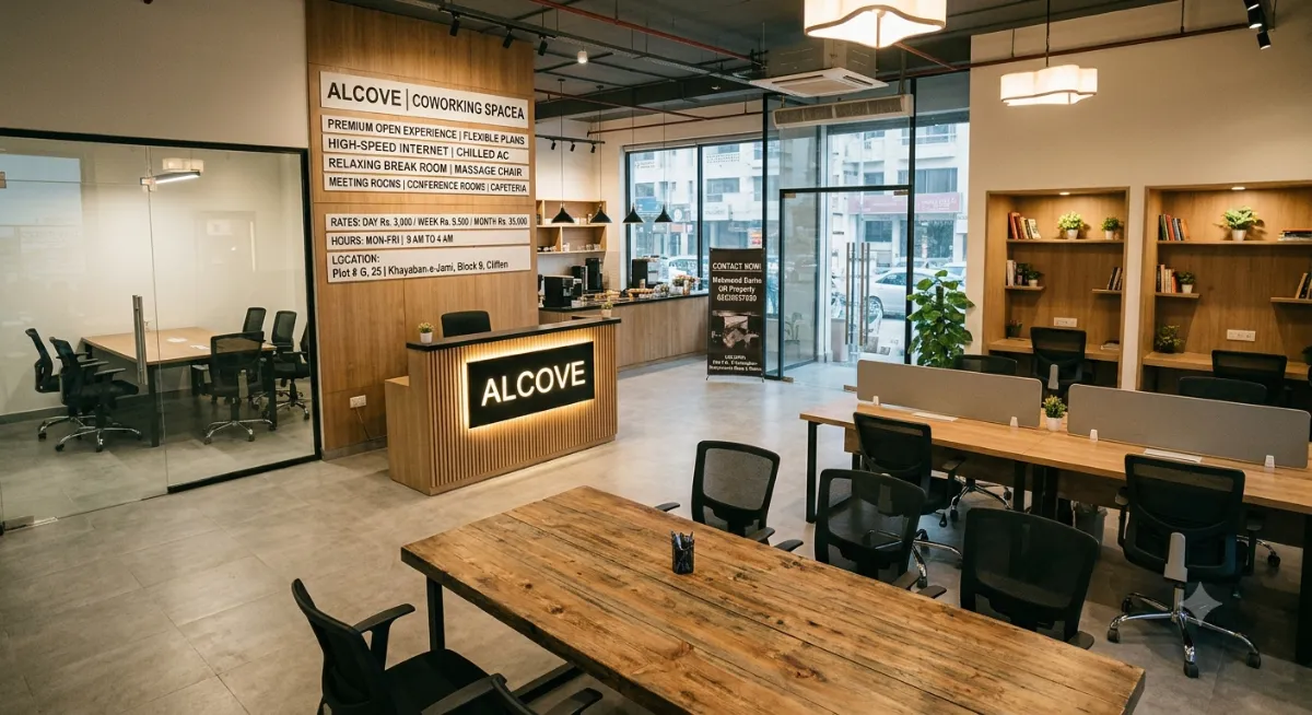 Coworking Office Space in Clifton Karachi