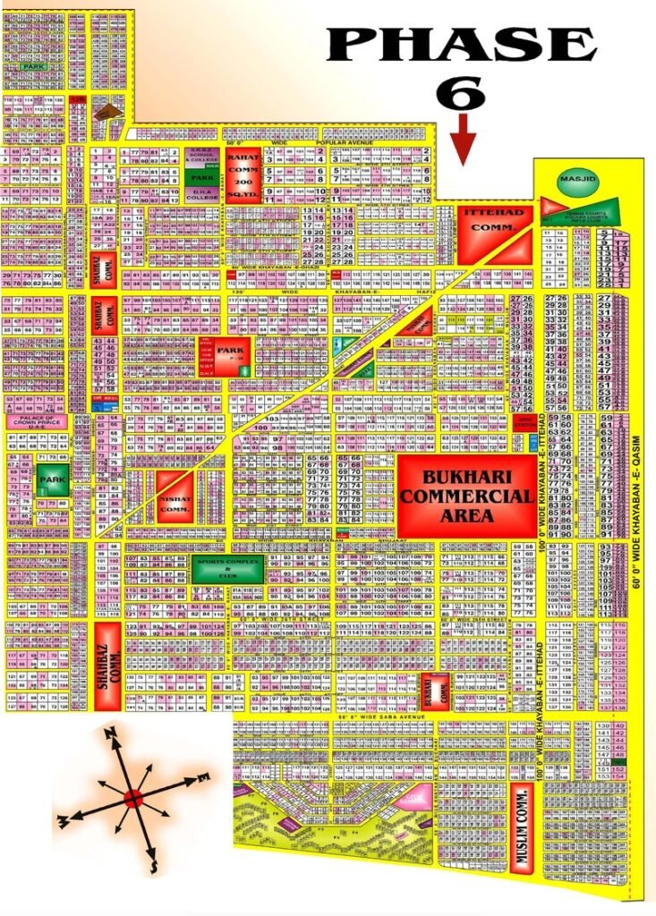 DHA Phase 6 Karachi: Map & Area Guide