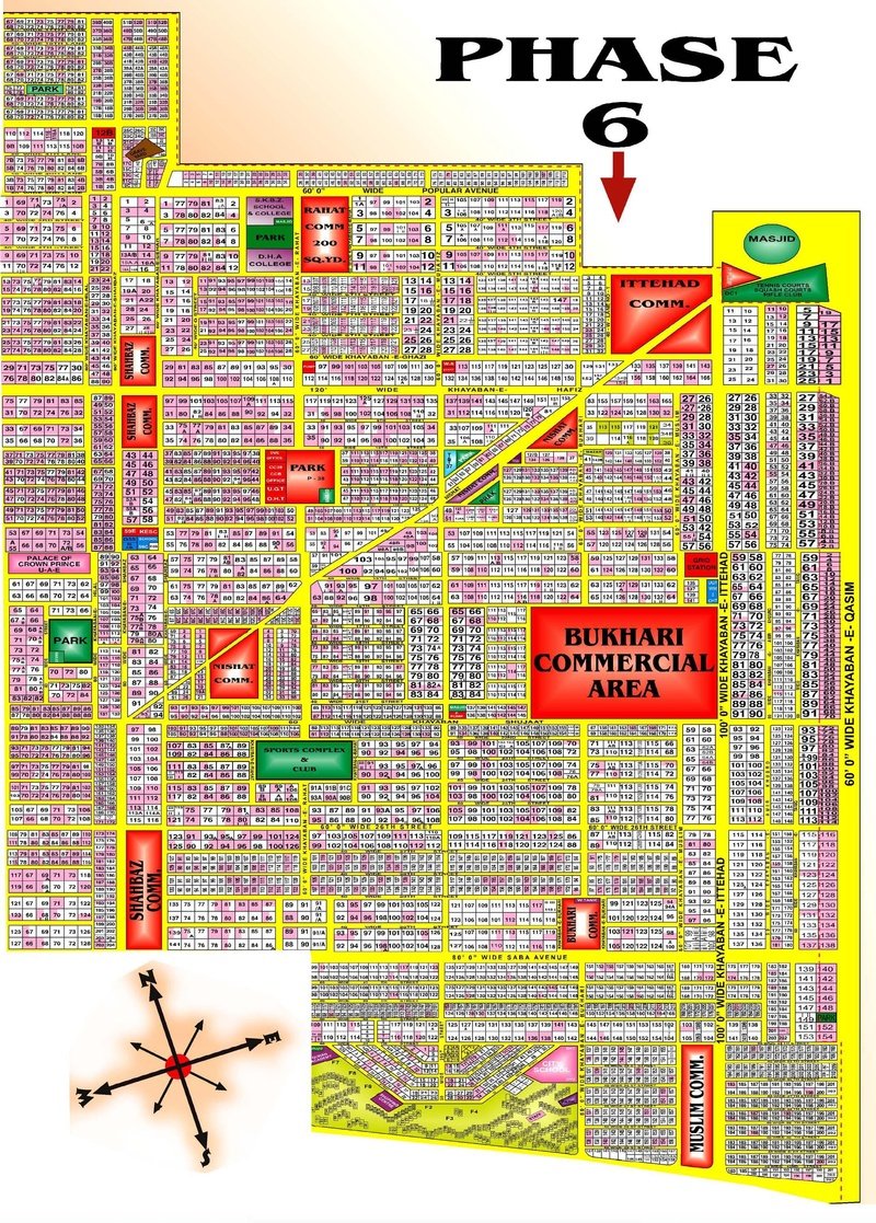DHA Phase 6 Karachi: Map & Area Guide