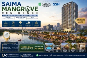 Saima Mangrove Residence Karachi waterfront apartments