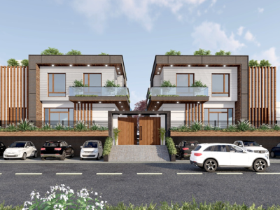 Luxury 5-bedroom Clifton Block 8 townhouse near Teen Talwar featuring modern interiors, private parking, gated security, family living spaces, and premium Karachi lifestyle amenities.