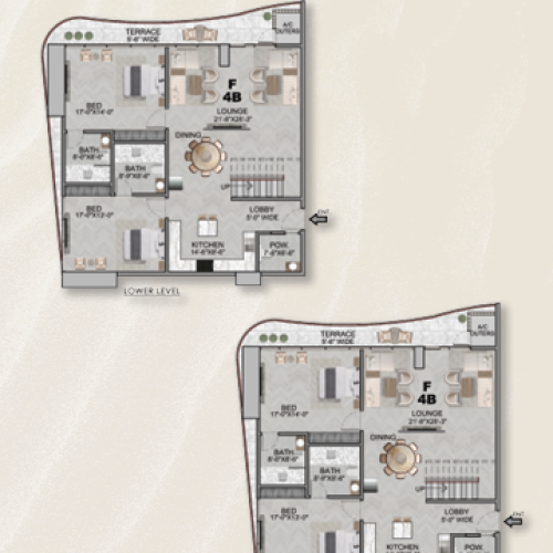 AA Beach Front 3B PH Type F FP