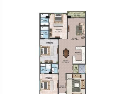 Amina Creek View Apartments Clifton Karachi