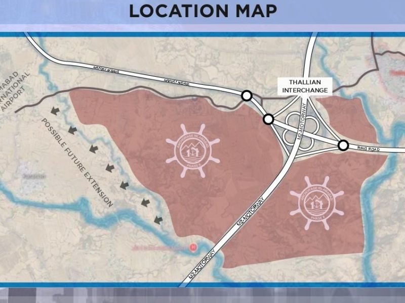 Anchorage Islamabad Phase-II Location Map