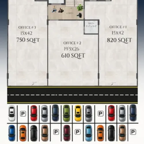 Anum Creek Tower Office Floor Plan