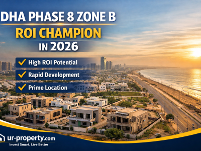 Discover why DHA Phase 8 Zone B is Karachi's top ROI hotspot in 2026. Expert analysis, price trends, and investment strategies explained.