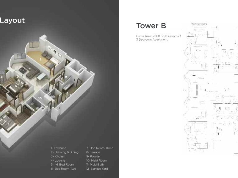 Grove Residency Apartment Layout Tower B