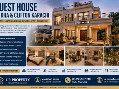 Guest House in DHA & Clifton Karachi