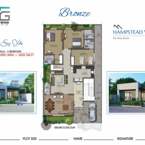 Hampstead Villas-Bronze