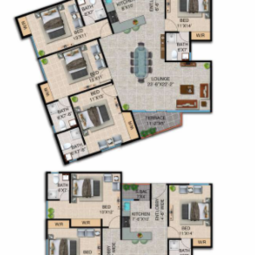 Saima Mangrove Residence Karachi waterfront apartments Floor Plans (1)