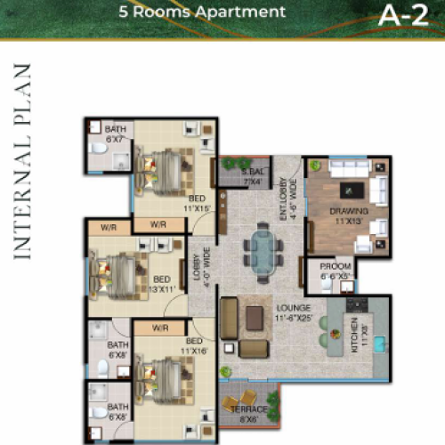 Saima Mangrove Residence Karachi waterfront apartments Floor Plans (3)