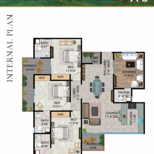 Saima Mangrove Residence Karachi waterfront apartments Floor Plans (4)