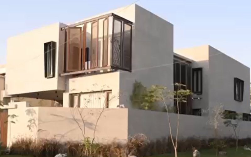 Front view of 500 yard bungalow for sale in DHA Phase 5 Karachi
