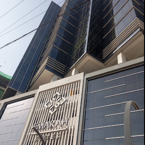 Office for rent in Emarah Suites SMCHS Shahra e Faisal
