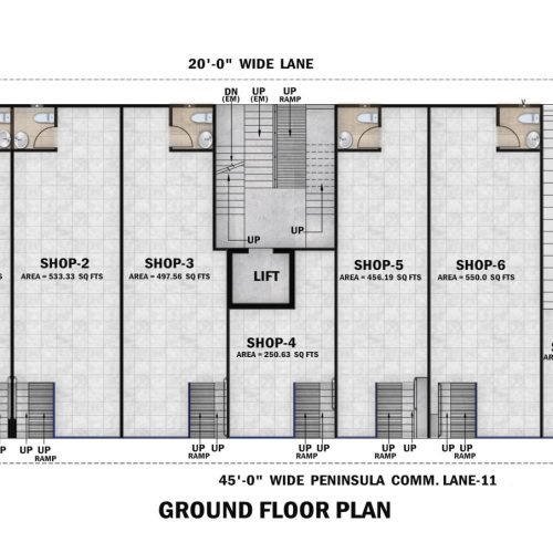 Commercial Shops for Booking in DHA Phase 8 Peninsula Karachi