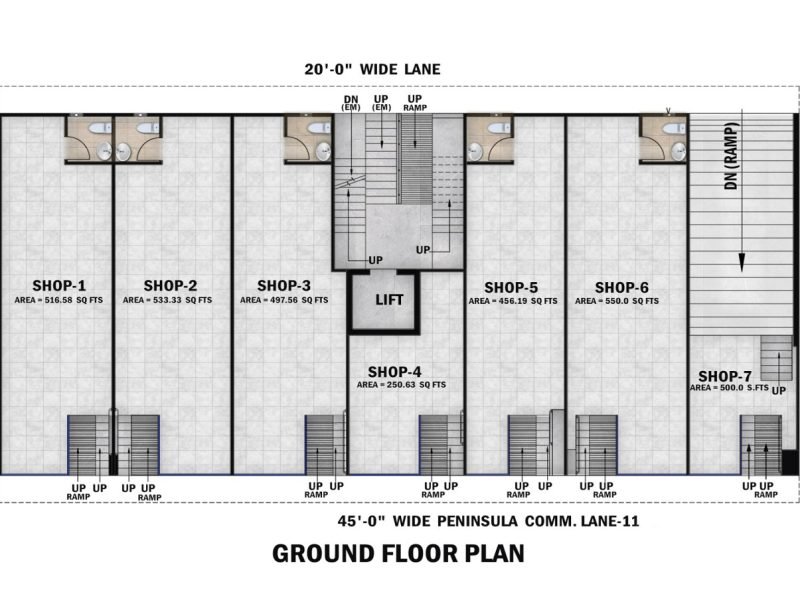 Commercial Shops for Booking in DHA Phase 8 Peninsula Karachi