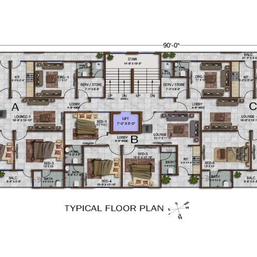 3 Bed Apartment for Booking in DHA Phase 8 Peninsula Commercial