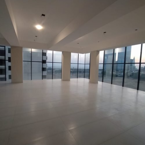 1700 sqft open hall office with tiled flooring