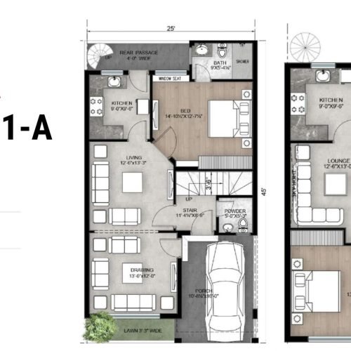 Woodlands by PACE 125 yard Villa 01 A